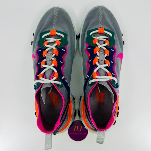 Nike Women's React Element 55 Sneakers 'Wolf Grey Multi-Color' BQ2728-006 Size 7 - Picture 9 of 11